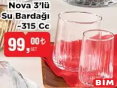 PAŞABAHÇE NOVA 3'LÜ SU BARDAĞI PAŞABAHÇE NOVA 3'LÜ SU BARDAĞI